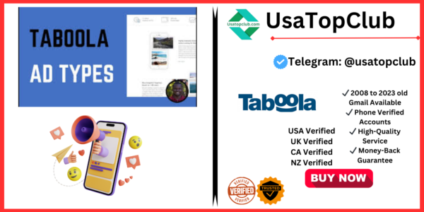 Buy Taboola Ads Accounts