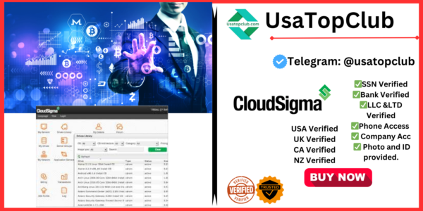 Buy CloudSigma Accounts