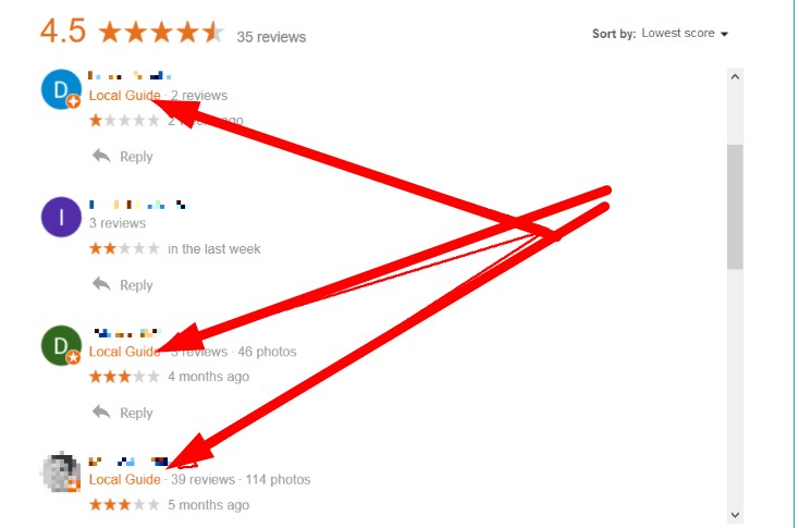 Buy Google Local Guide Reviews