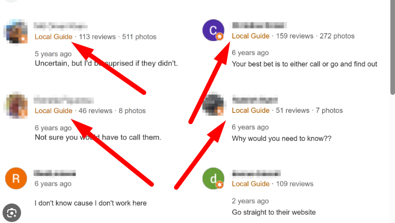 Buy Google Local Guide Reviews