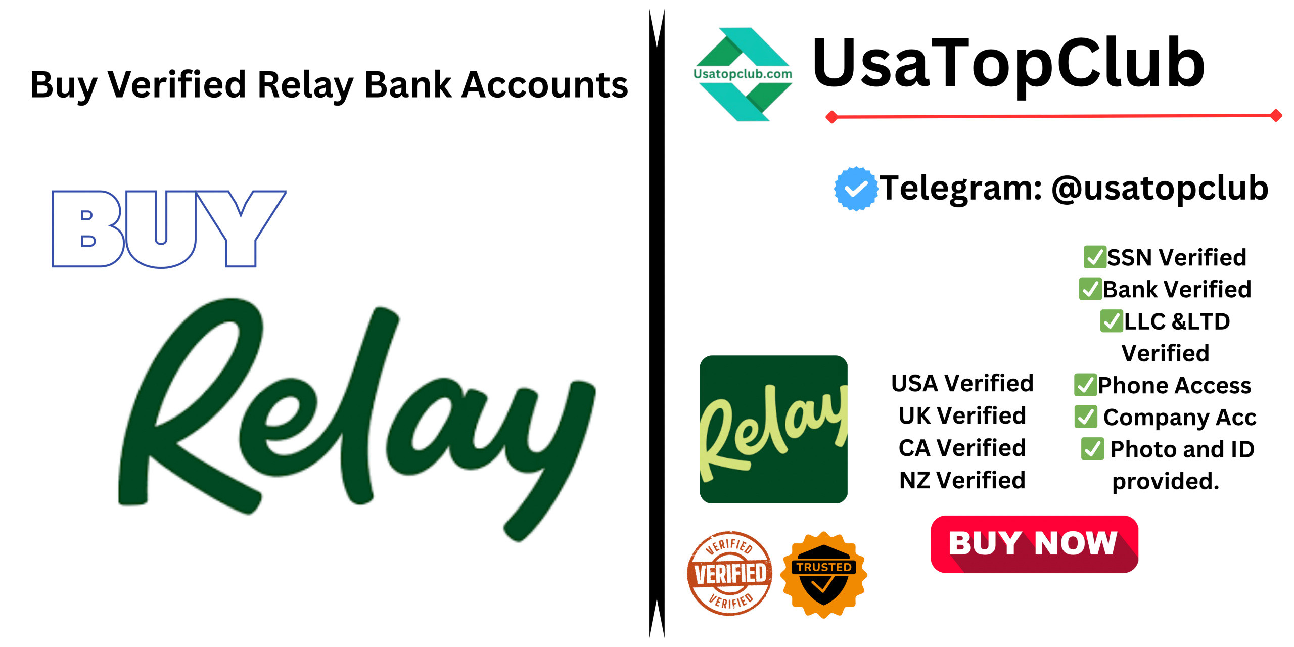 Buy Verified Relay Bank Accounts