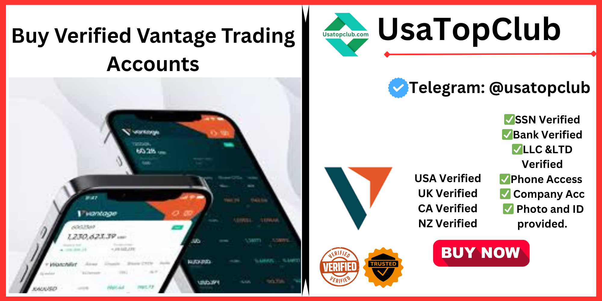 Buy Verified Vantage Trading Accounts
