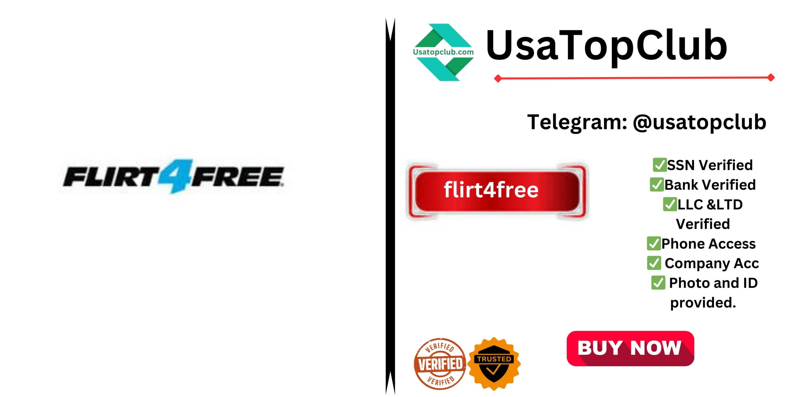 buy flirt4free account