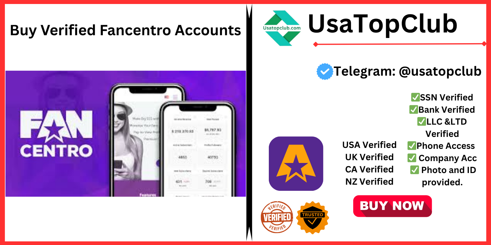 Buy Verified Fancentro Accounts