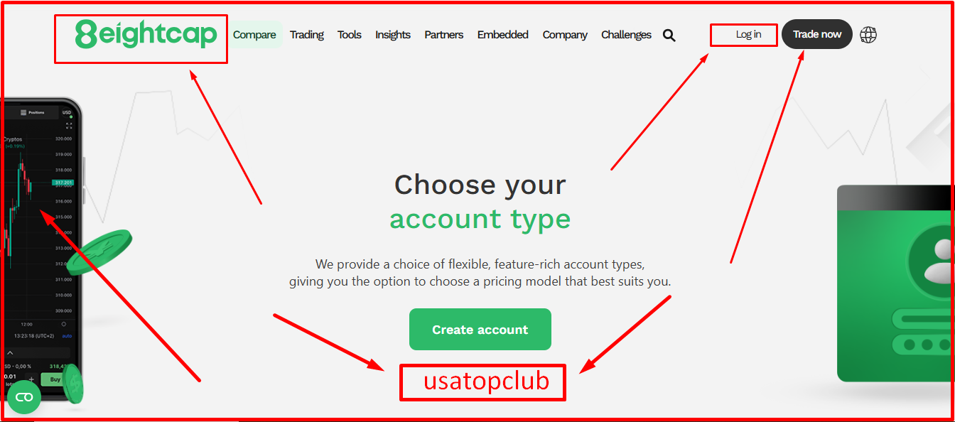 Buy verified Eightcap account