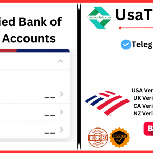 Buy Verified Bank of America Accounts
