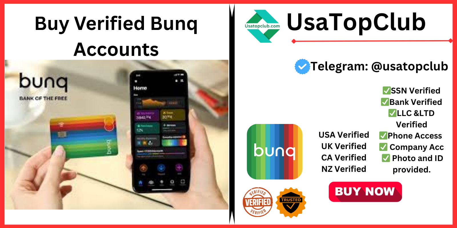 Buy Verified Bunq Accounts