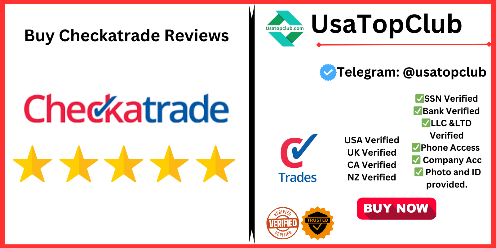 Buy Checkatrade Reviews